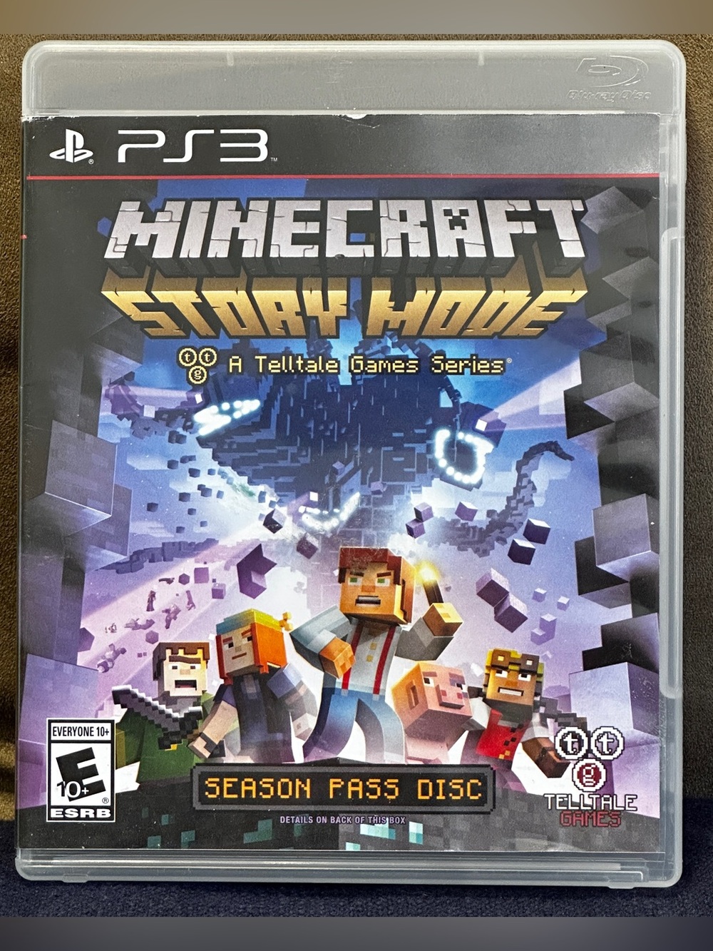 Minecraft: Story Mode - Season Pass Disc for the PlayStation 3 PS3 READ DESCRIP
